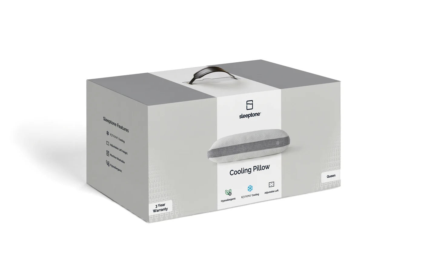 Sleeptone cooling pillow packaging on a white background