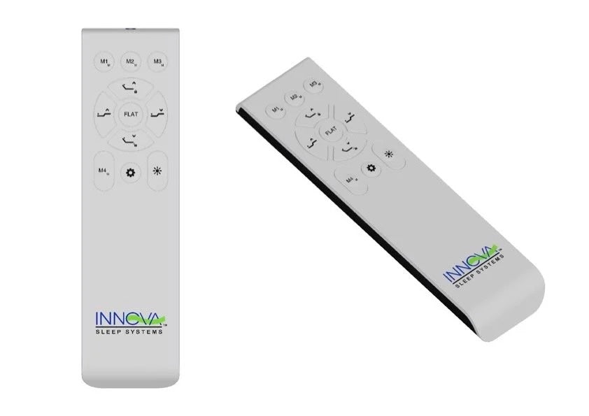 Wireless remote control for Innova GetGo Adjustable Bed Base with one-touch flat button