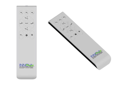 Wireless remote control for Innova GetGo Adjustable Bed Base with one-touch flat button