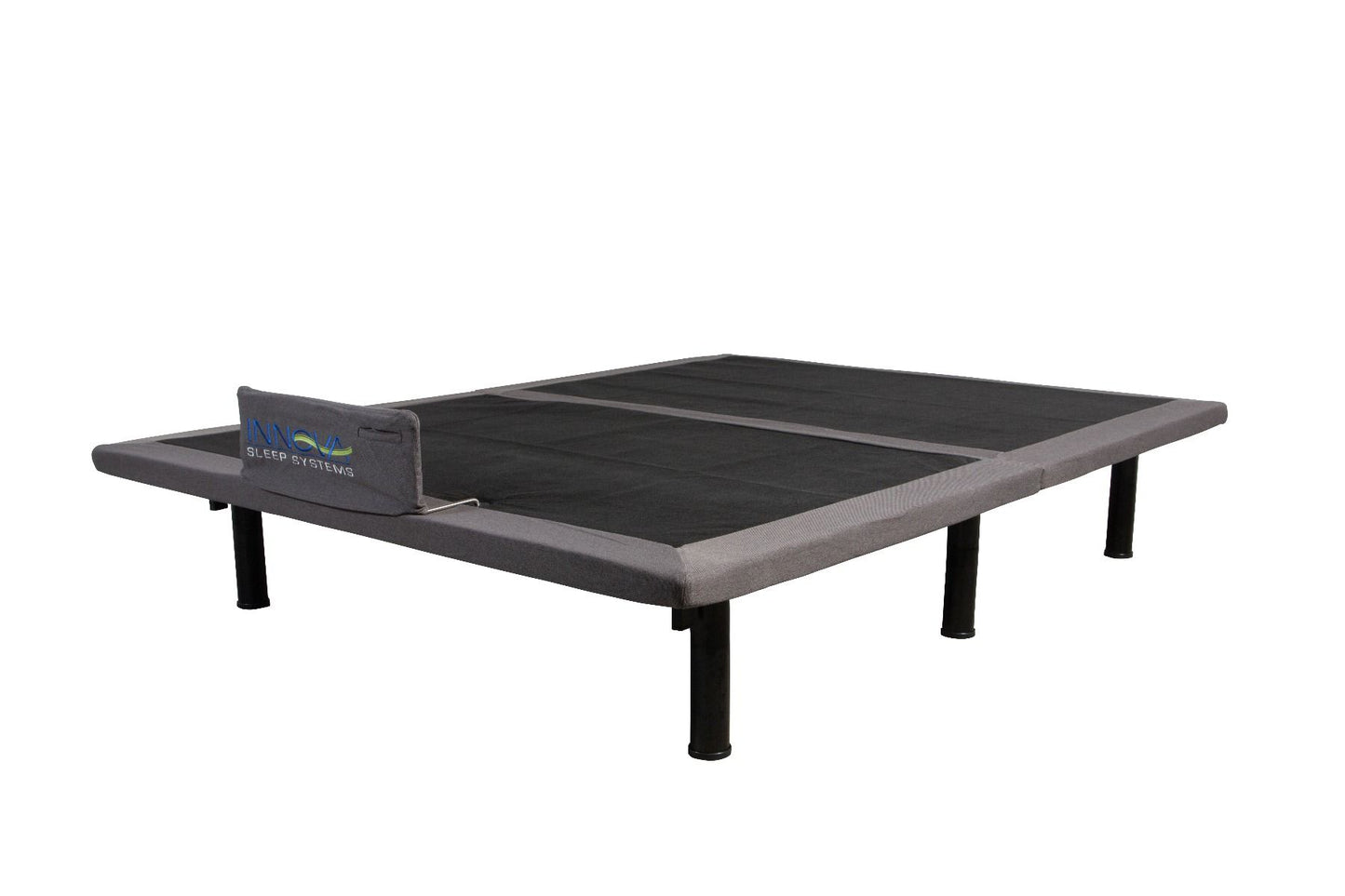 Innova GetGo Adjustable Bed Base laying flat in resting position