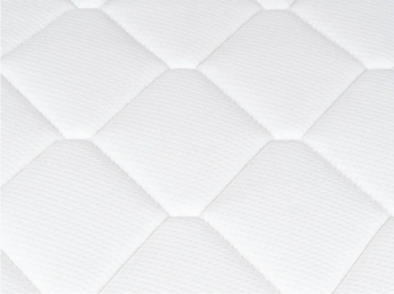 White quilted fabric texture
