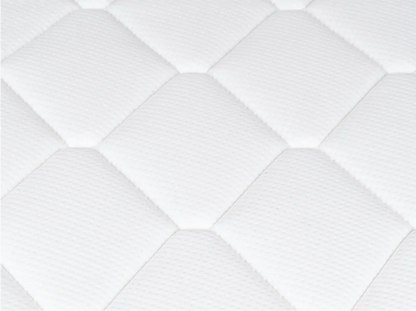 White quilted fabric texture