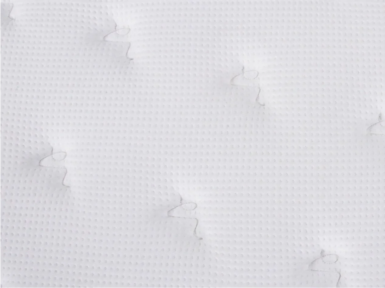 White textured fabric background