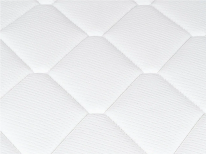 White quilted fabric texture