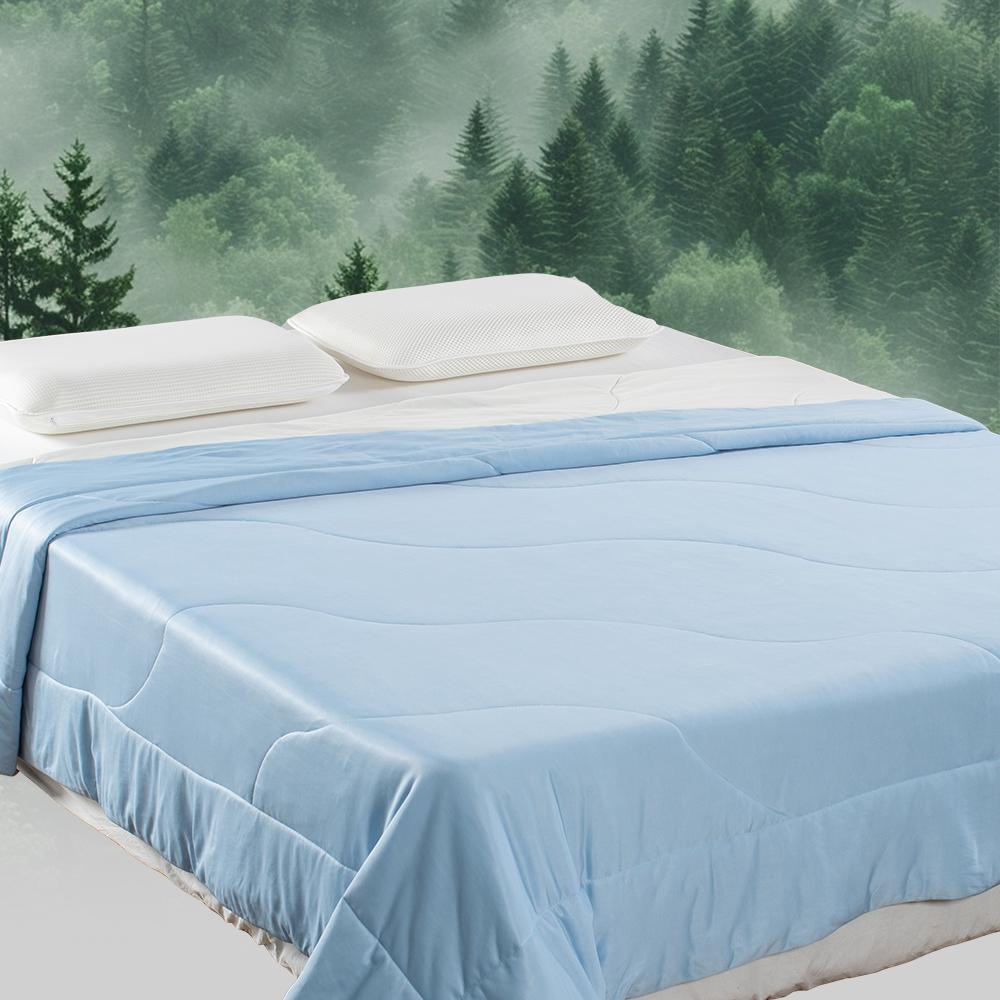 Sleep City Twin / Blue Comforter Kasentex All Season Ultra Soft Cooling Blanket Comforter, Hypoallergenic and Breathable, Room Decor, Graduation Gifts Kasentex