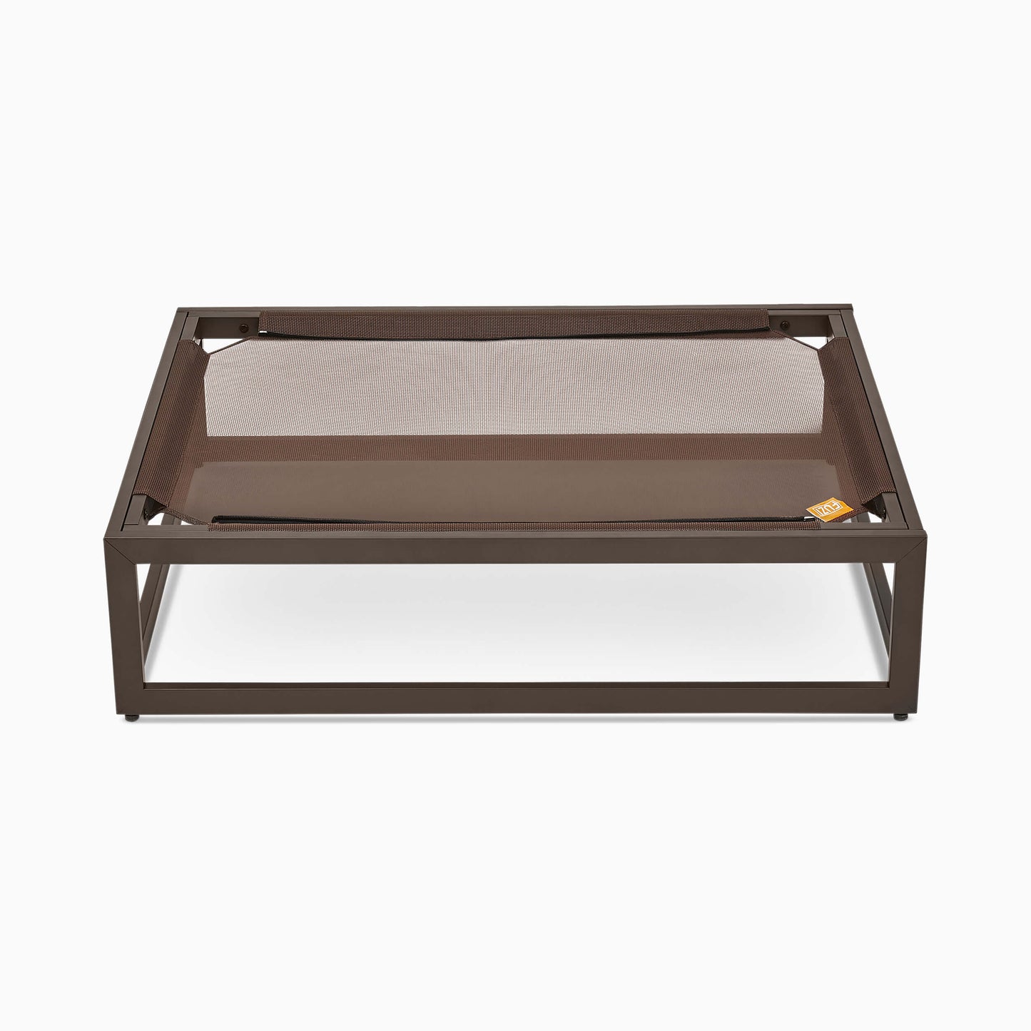 brown elevated dog bed super durable