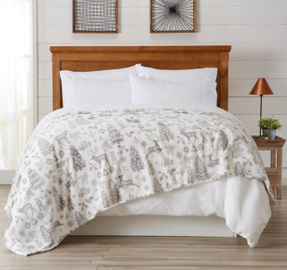 Velvet Throw Blanket - Pearl Collection