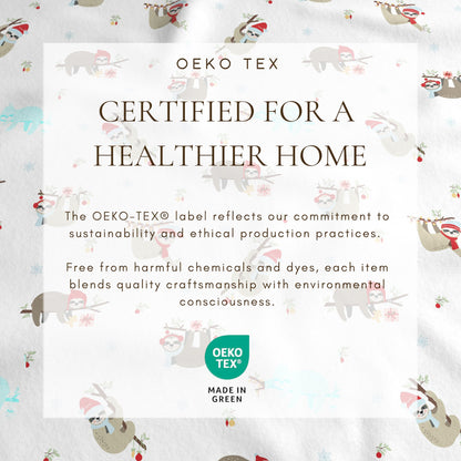 4-Piece Turkish Cotton Christmas Flannel Sheet - Whittaker Collection