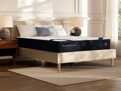 DreamCloud mattress on a bed in a bedroom setting