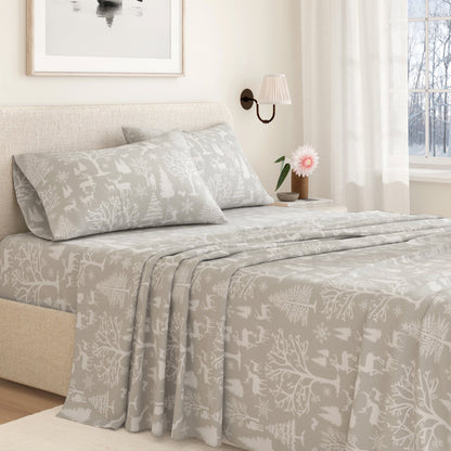 4-Piece Turkish Cotton Flannel Sheet - Lakeview Collection