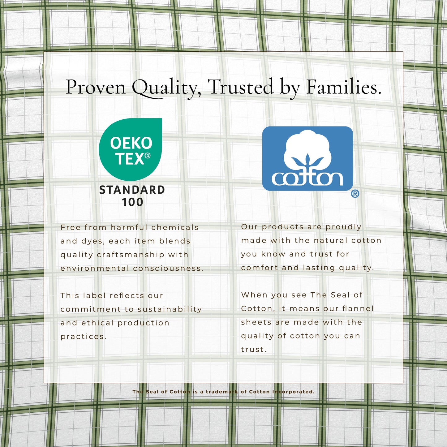 Turkish Cotton Flannel Sheet Set - Plaid & Stripe Collection