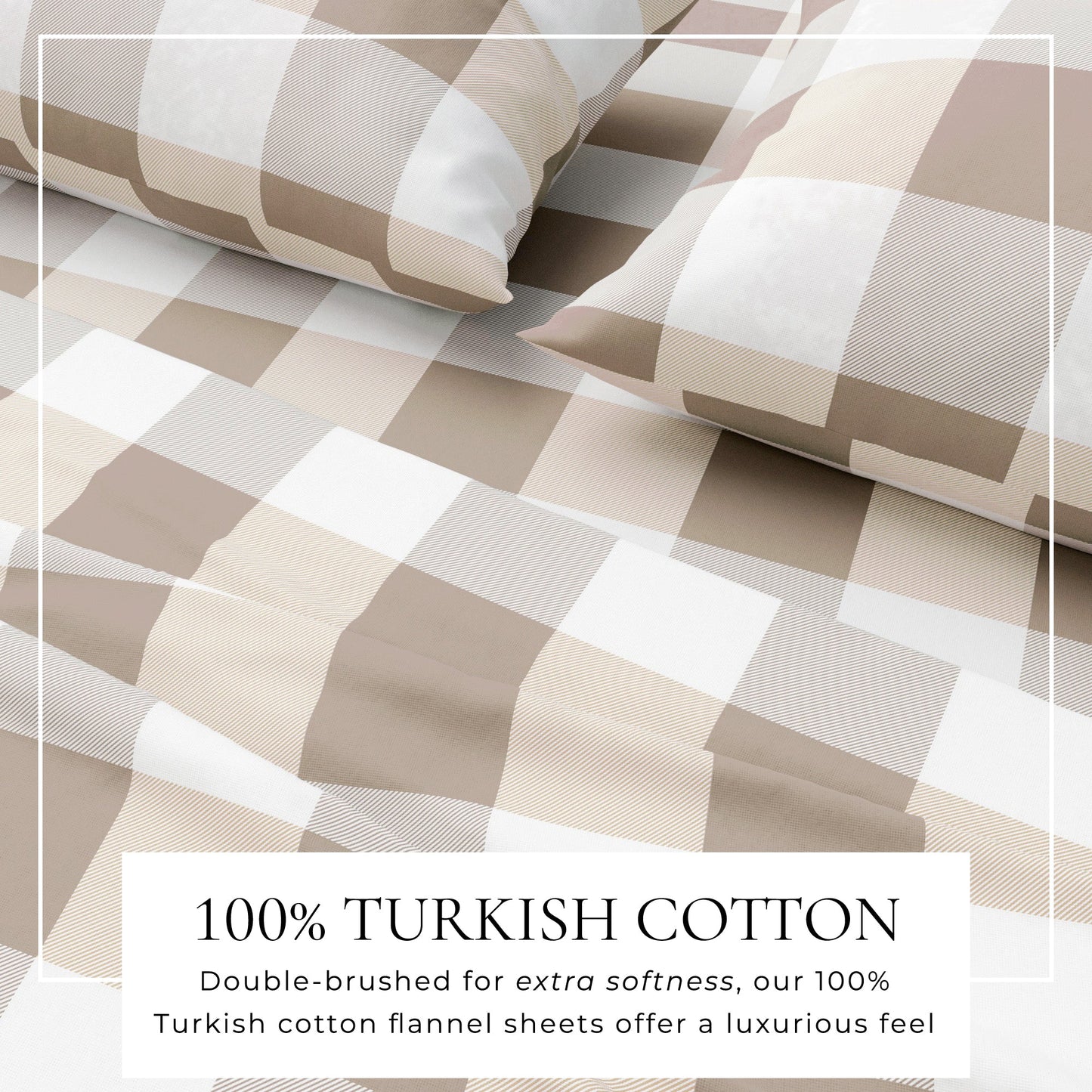 Turkish Cotton Flannel Sheet - Belle Collection