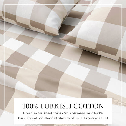 Turkish Cotton Flannel Sheet - Belle Collection