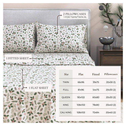 4-Piece Turkish Cotton Flannel Sheet - Whittaker Collection