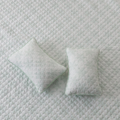 Sleep City Full / Queen / Large Snowflake 3 Piece Large Snowflake Quilt - Noemi Collection Great Bay Home