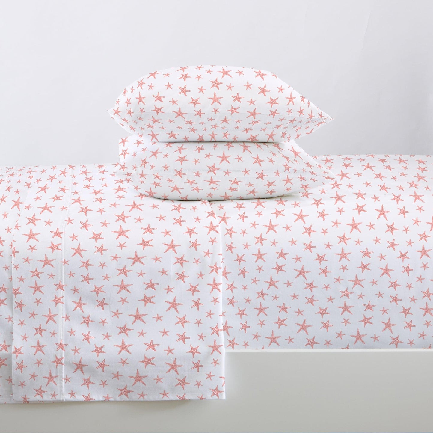 Sleep City King / Anchor Bed Sheets 4-Piece Coastal Microfiber Sheet - Newport Collection Great Bay Home