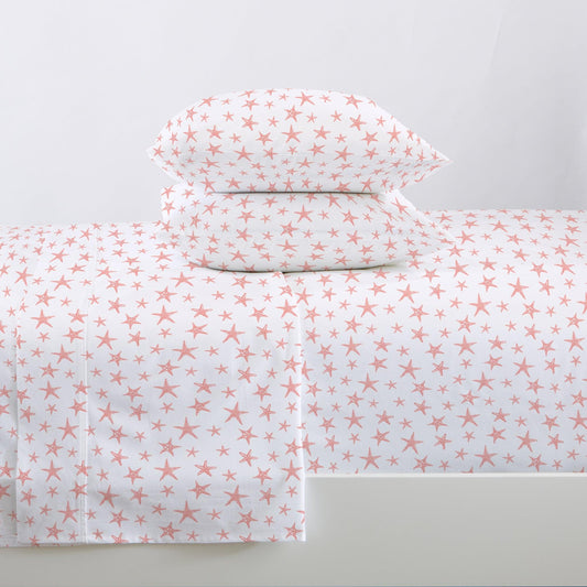 Sleep City King / Anchor Bed Sheets 4-Piece Coastal Microfiber Sheet - Newport Collection Great Bay Home