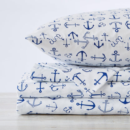 4-Piece Coastal Microfiber Sheet - Newport Collection
