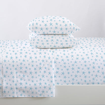 4-Piece Coastal Microfiber Sheet - Newport Collection