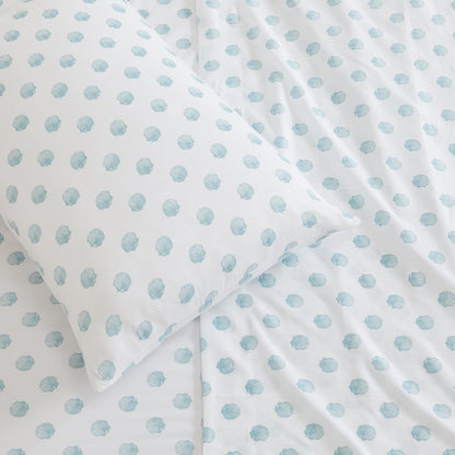 Sleep City Twin / Little Seashells 4-Piece Coastal Microfiber Sheet Set - Nantucket Collection Great Bay Home