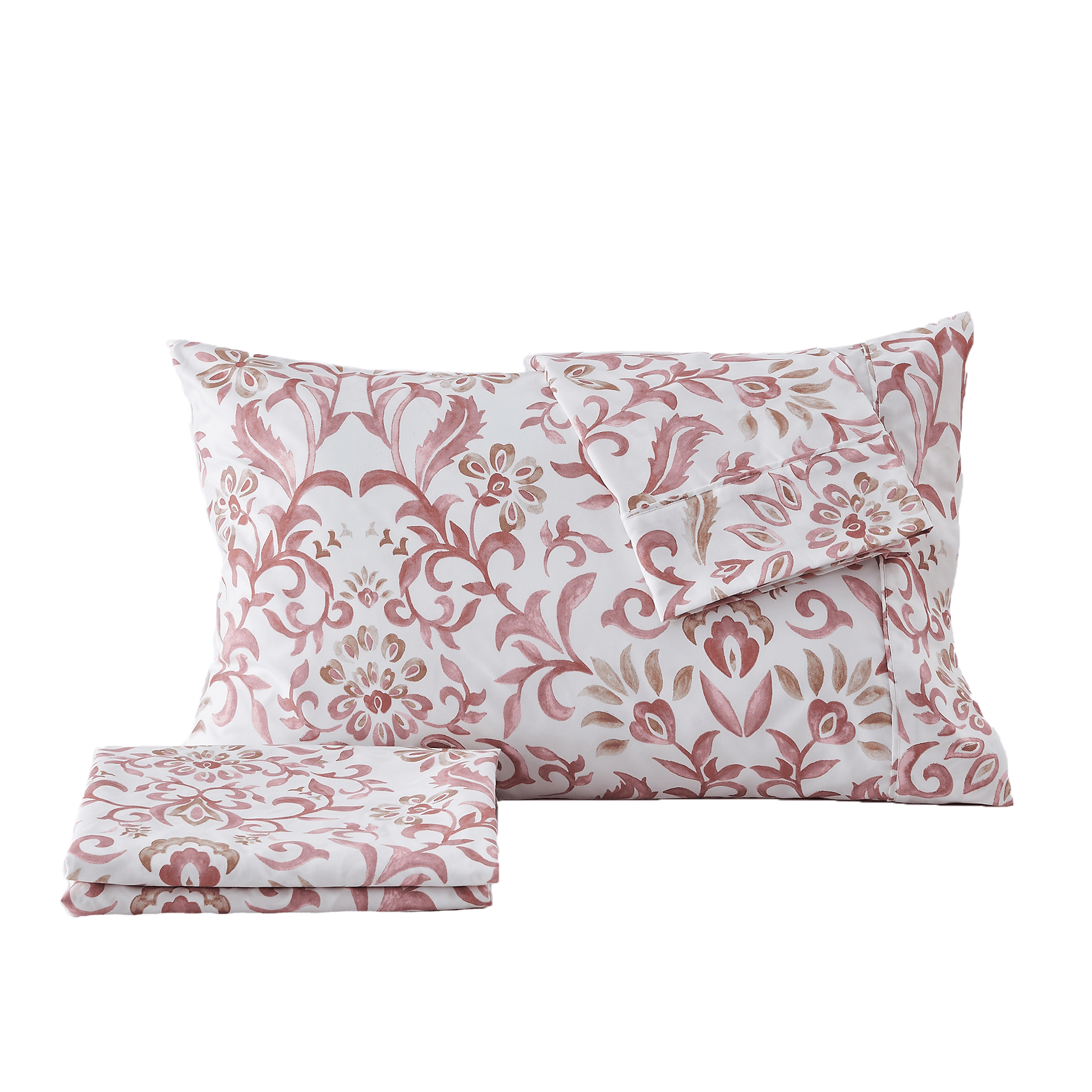 Sleep City Twin / Colorful Floral - Lavender Sheets 4 Piece Watercolor Floral Microfiber Sheet - Delia Collection Great Bay Home