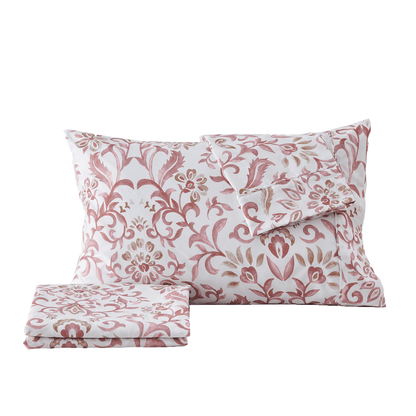 Sleep City Twin / Colorful Floral - Lavender Sheets 4 Piece Watercolor Floral Microfiber Sheet - Delia Collection Great Bay Home