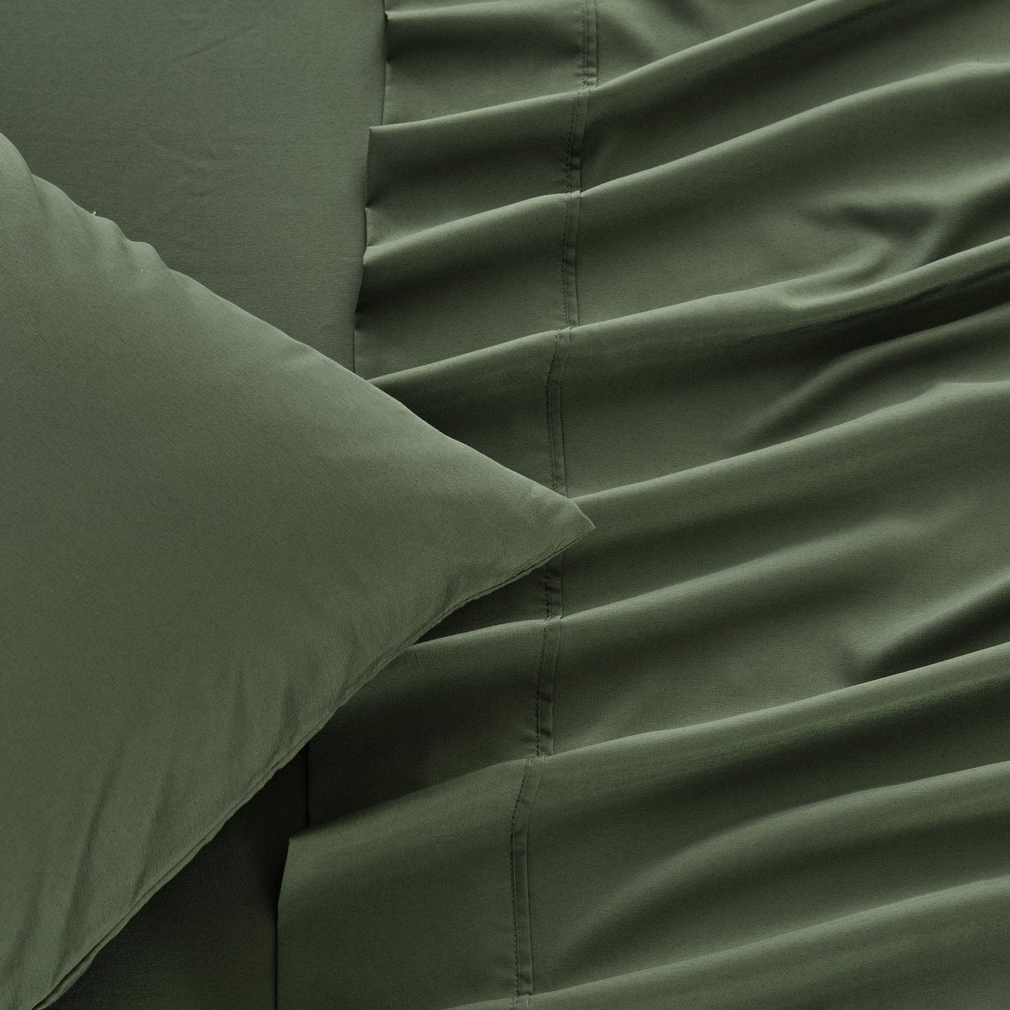 Sleep City Twin / Rose Bed Sheets 4 Piece Rayon Derived from Bamboo Sheet Set - Jordyn Collection Great Bay Home