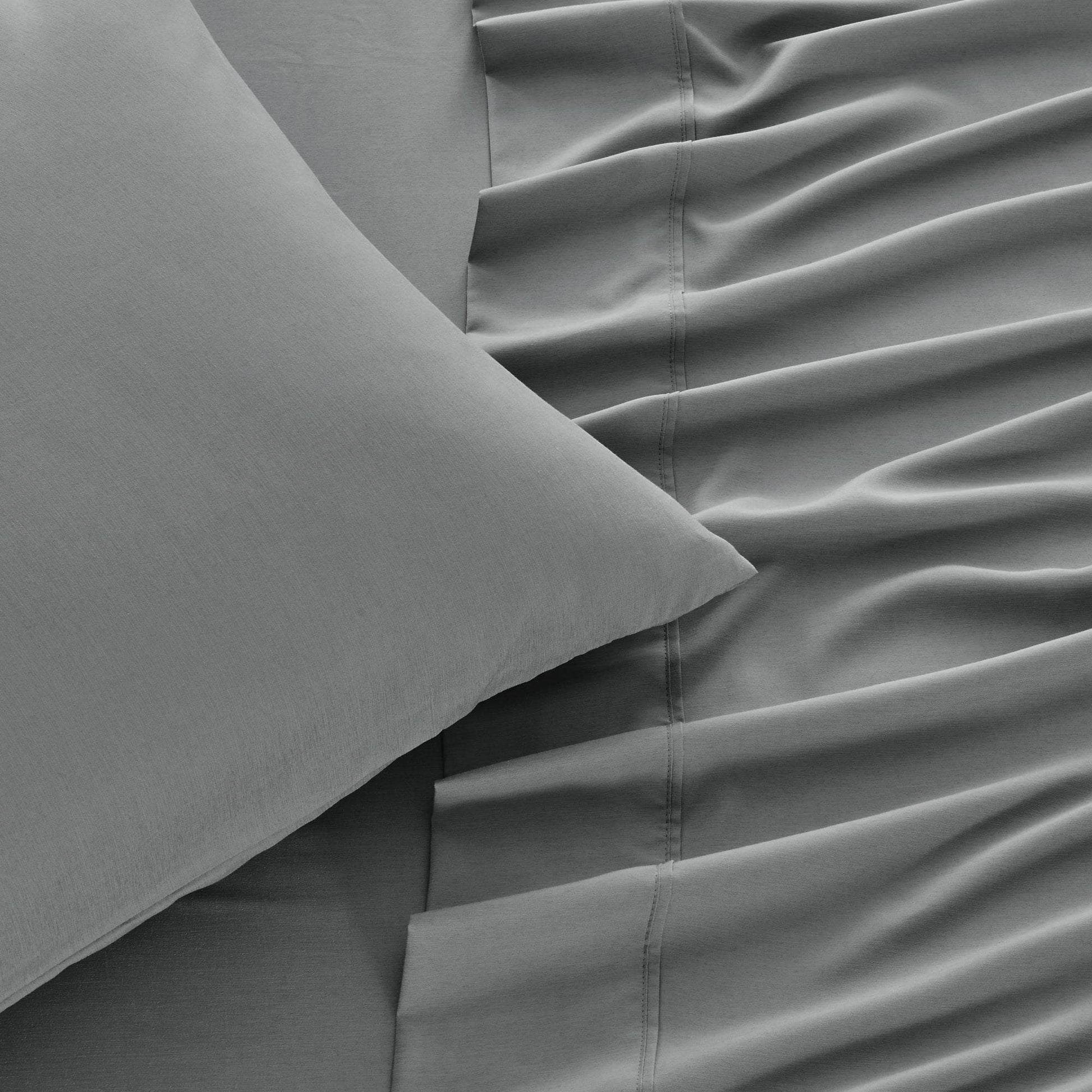 Sleep City Twin / Rose Bed Sheets 4 Piece Rayon Derived from Bamboo Sheet Set - Jordyn Collection Great Bay Home