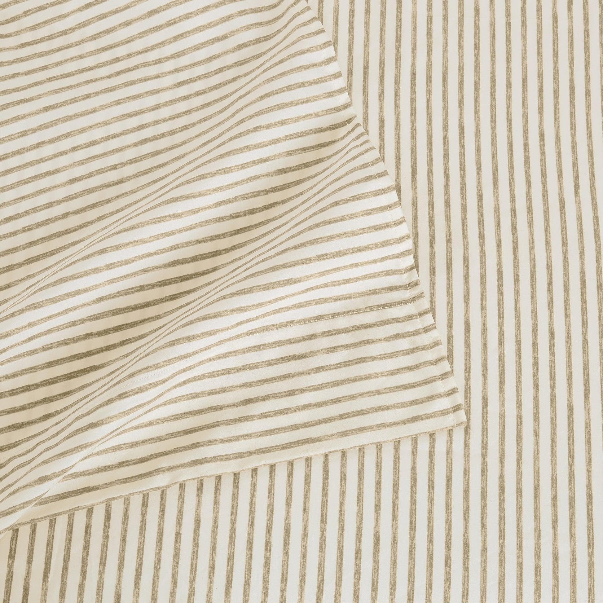 Sleep City Twin / Blue Bed Sheets Striped Microfiber Sheet Set - Evette Collection Great Bay Home