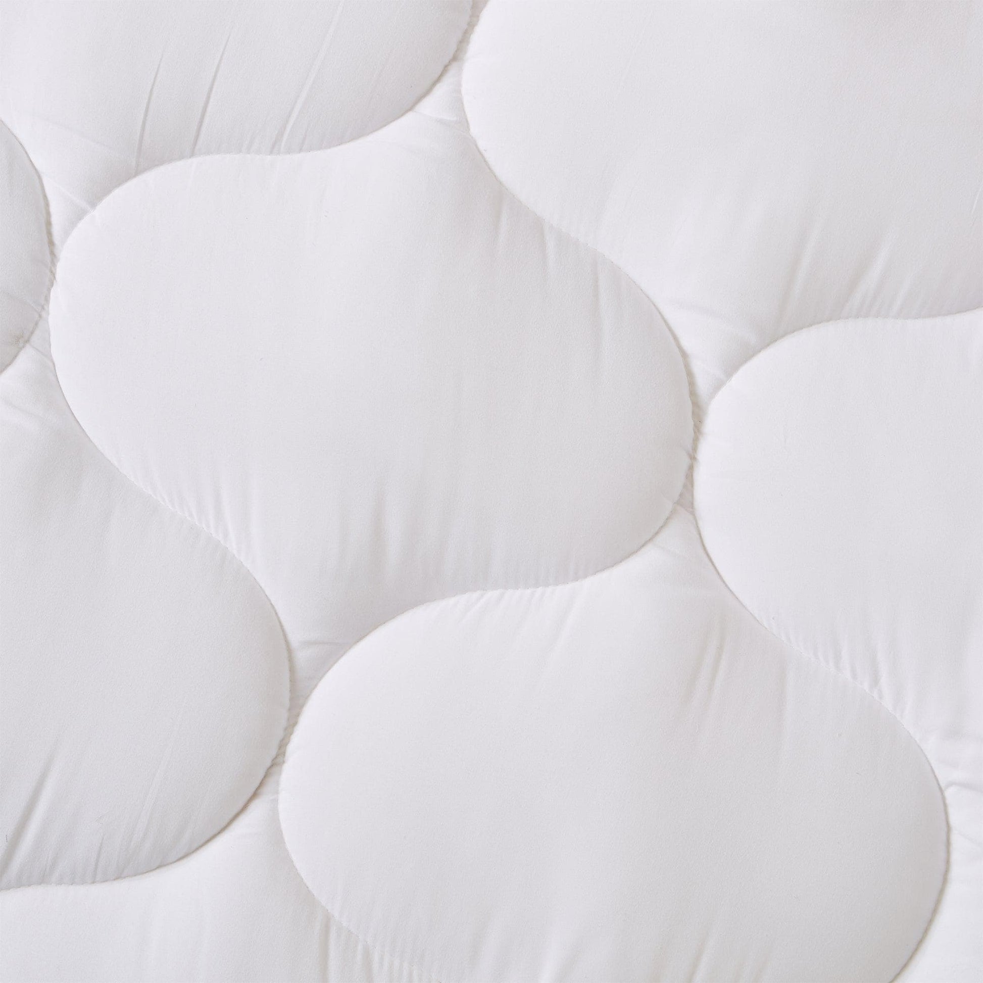 Sleep City Twin / White Mattress Topper 2 Inch Thick Hypoallergenic Mattress Topper - Kyla Collection Great Bay Home
