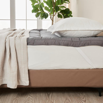 Sleep City Queen / Light Grey Mattress Topper 2 Inch Thick Mattress Topper - Restful Sleep Collection Great Bay Home