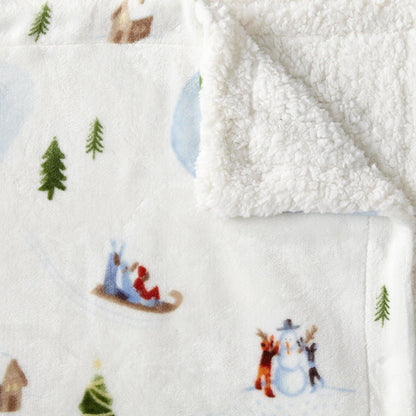 Sherpa Throw Blanket - Hudson Collection