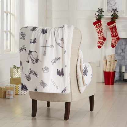 Sherpa Throw Blanket - Hudson Collection