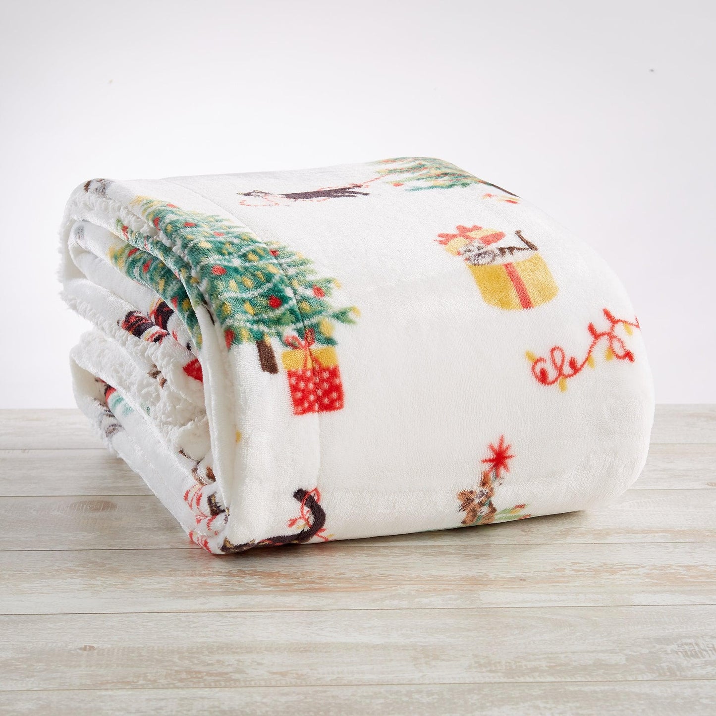 Holiday Sherpa Throw - Esmay Collection