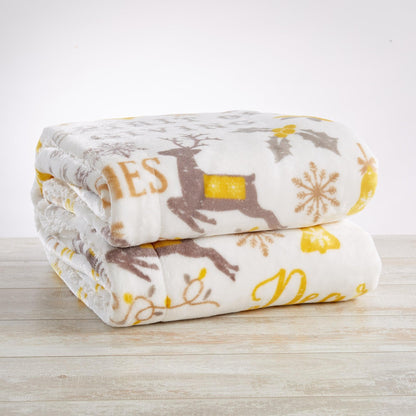Holiday Sherpa Throw - Esmay Collection