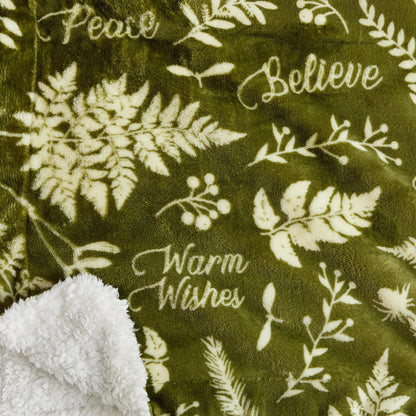 Holiday Sherpa Throw - Esmay Collection