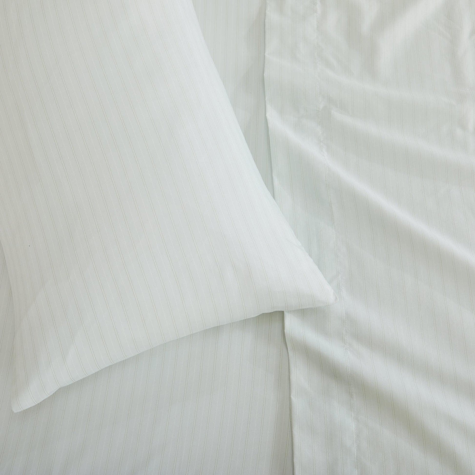 Sleep City Twin / Sky Blue Microfiber Stripe Sheet Set - Adeline Collection Great Bay Home