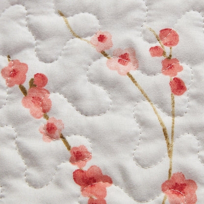 Sleep City Twin / Cherry Blossoms Quilts 3-Piece Floral Quilt - Sakura Collection Great Bay Home
