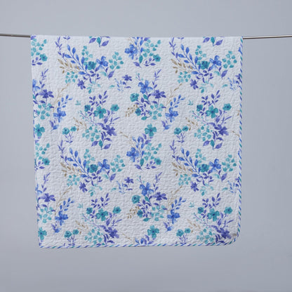 Sleep City Twin / Decorative Blossom Quilts 3-Piece Floral Quilt Set - April Morning Great Bay Home