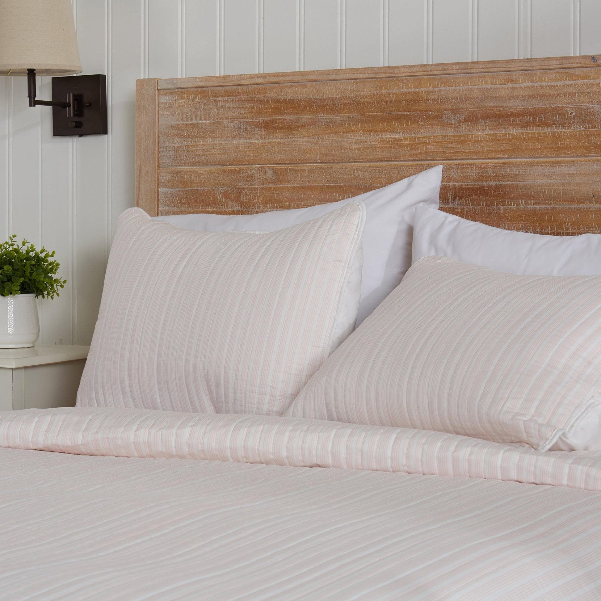 Sleep City Twin / Blue Quilts 3-Piece Stripe Quilt - Marcie Collection Great Bay Home