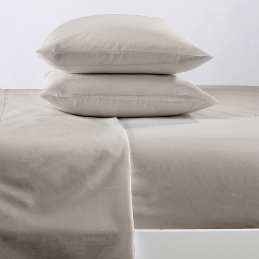 Sleep City King / Light Grey Sheets 4-Piece Cotton Sheet Set - Murphy Collection Great Bay Home