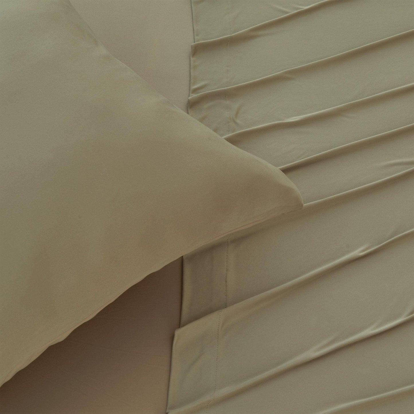 Sleep City Twin / Alpine White Sheets 4-Piece Interlock Microfiber Sheet Set - Mackenna Collection Great Bay Home