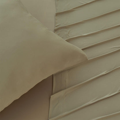 Sleep City Twin / Alpine White Sheets 4-Piece Interlock Microfiber Sheet Set - Mackenna Collection Great Bay Home