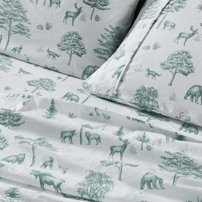 4-Piece Lodge Microfiber Sheet - Mountain Ridge Collection