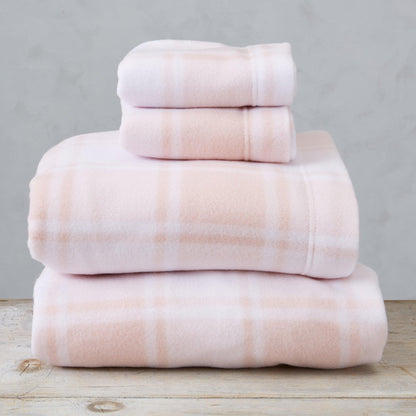 4-Piece Printed Fleece Sheet - Dara Collection