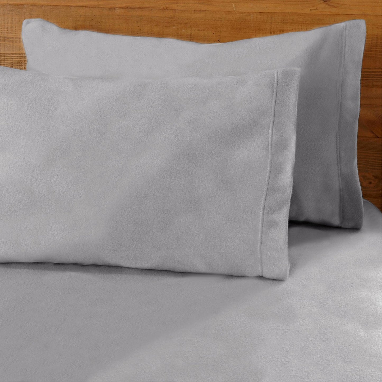 Sleep City Twin / Ivory Sheets 4-Piece Solid Fleece Sheet - Christina Collection Great Bay Home