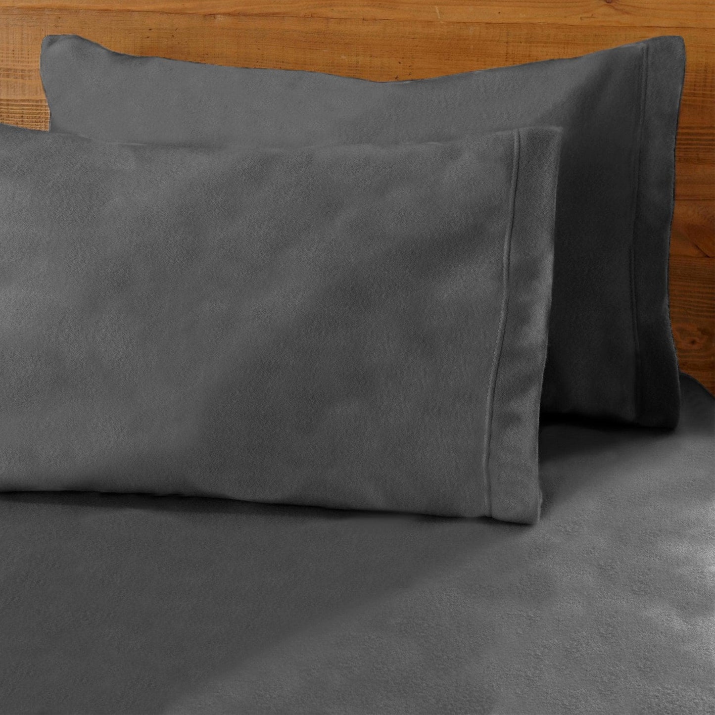 Sleep City Twin / Ivory Sheets 4-Piece Solid Fleece Sheet - Christina Collection Great Bay Home