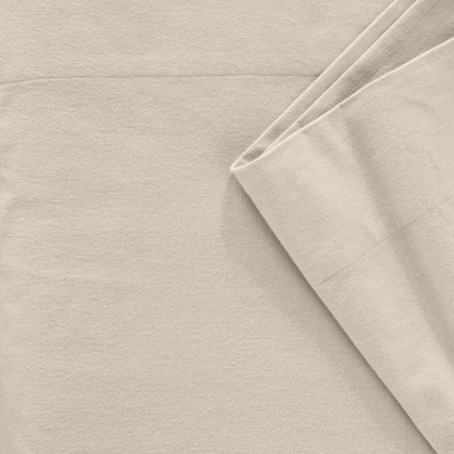 Sleep City Twin / Taupe Sheets 4-Piece Turkish Cotton Flannel Sheet - Raye Collection Great Bay Home