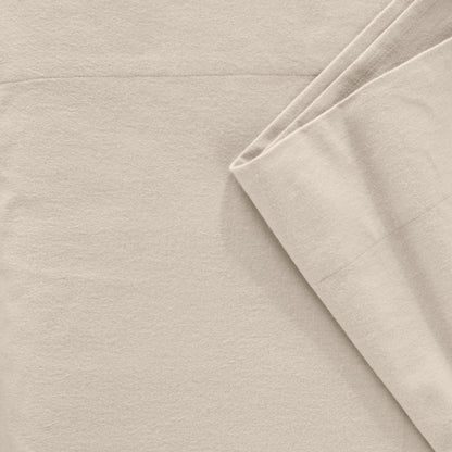 Sleep City Twin / Taupe Sheets 4-Piece Turkish Cotton Flannel Sheet - Raye Collection Great Bay Home