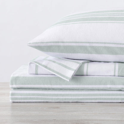 Sleep City Twin / Taupe Sheets 4-Piece Turkish Cotton Flannel Sheet - Raye Collection Great Bay Home